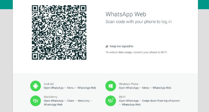 WhatsApp lanzó una versión web de su chat para Chrome y Android