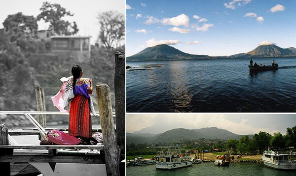 Pasando a cosas más agradable hoy les hablo de un lugar espectacular: El lago de Atitlán, un lago bajo los pies de los volcanes.