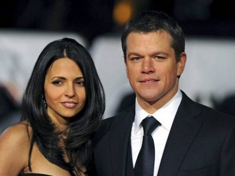 Matt Damon y Luciana Barroso: el secreto, tras ocho años de amor