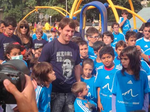 La Fundación Lio Messi, mejorando la infancia en la Argentina y en el mundo