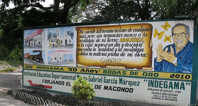 Un recorrido por las calles en las que creció el nobel escritor colombiano, un lugar en donde reina la calma y casi no se oyen motores; mirá la fotogalería