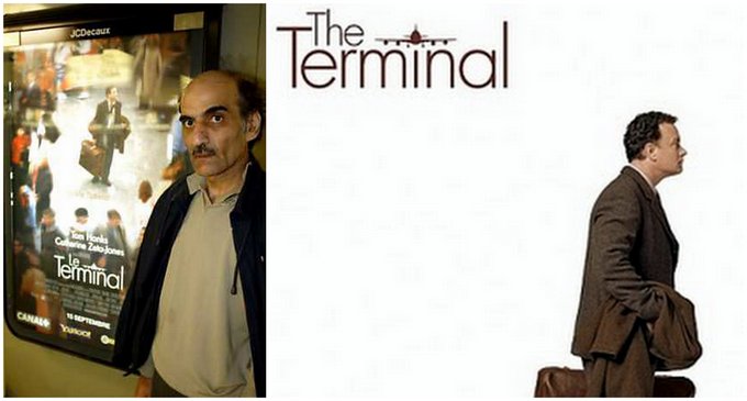 Fue la vida de Merhan Karimi Nasseri la que se narró en la película “La Terminal” y que, aunque tiene tintes surrealistas, tristemente fue un caso real.