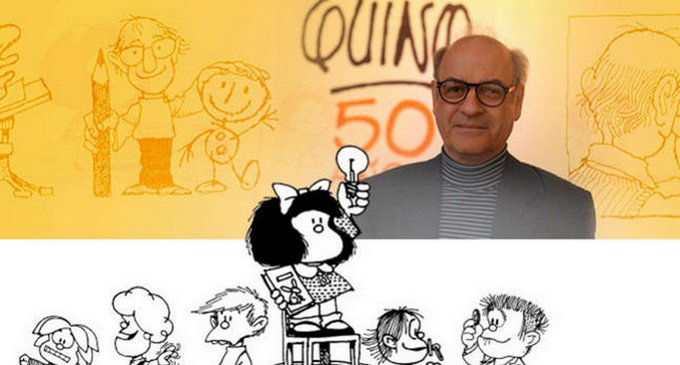 Lo pidió el autor de Mafalda al abrir una muestra para celebrar los 50 años del personaje.
