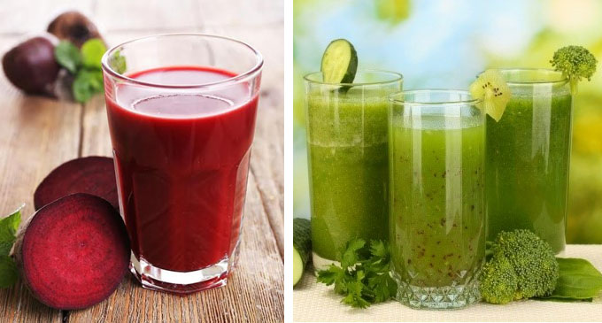 Tres bebidas antioxidantes con frutas