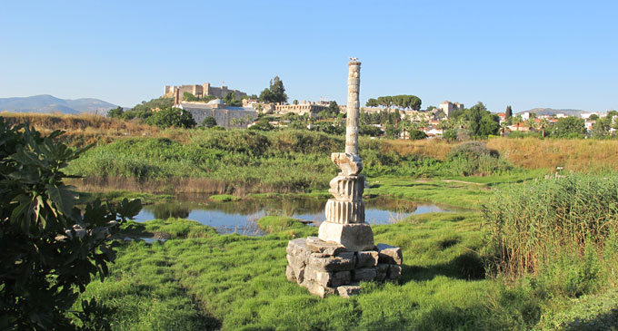 La última columna del templo