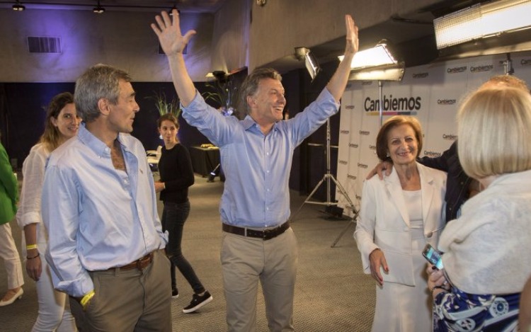Mauricio Macri, candidato de la Alianza Cambiemos, nuevo presidente de Argentina