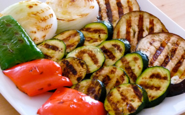 Receta saludable: Parrillada de vegetales