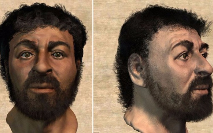 El "verdadero rostro de Jesús" fue recreado digitalmente por Richard Neave, artista médico retirado, por medio del estudio de cráneos semitas. El resultado es muy diferente al estereotipo occidental.