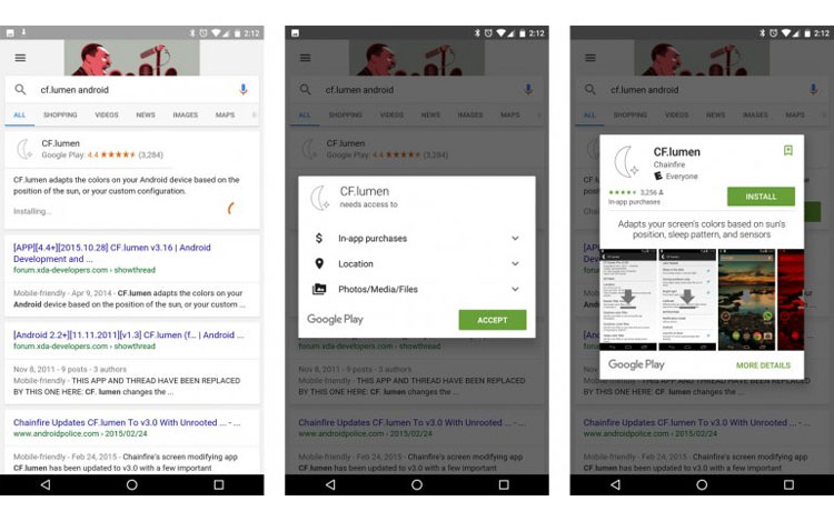 Las apps para Android podrán descargarse desde el buscador de Google directamente