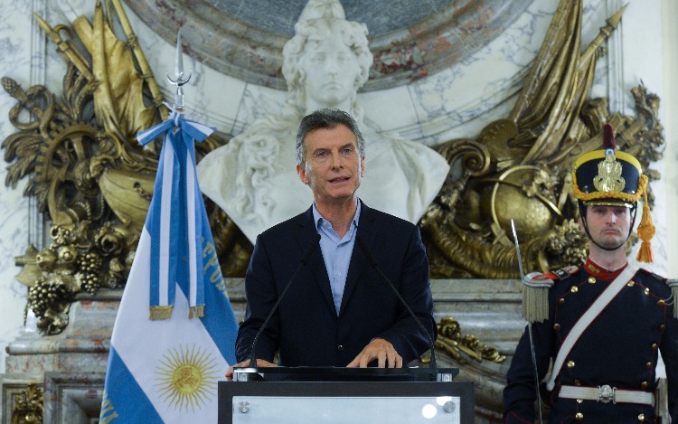 "Argentina volverá a ser un lugar donde se genere trabajo de calidad", expresó Mauricio Macri en el acto donde anunció el envío al Congreso de la iniciativa.