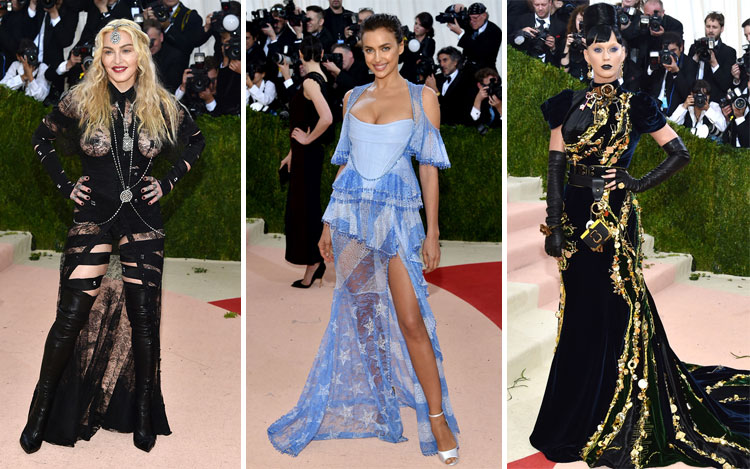 Te mostramos los looks más llamativos de las celebridades en la Gala del Met 2016