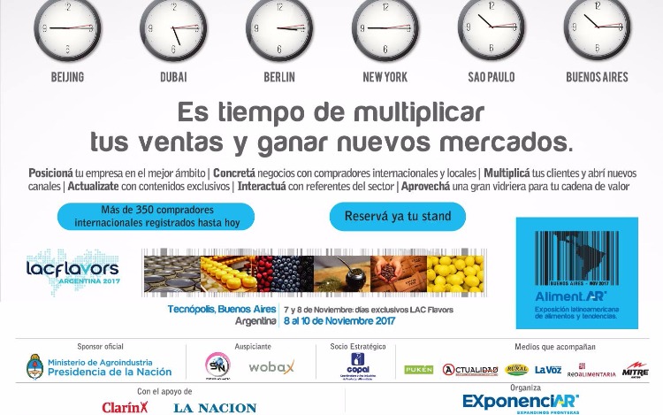 Trece aspectos que debés conocer de la primera exposición alimentaria B2B de primer nivel que se hace en Latinoamérica.