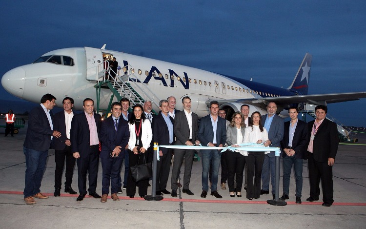 LATAM Airlines inauguró su nueva ruta San Juan - Santiago de Chile