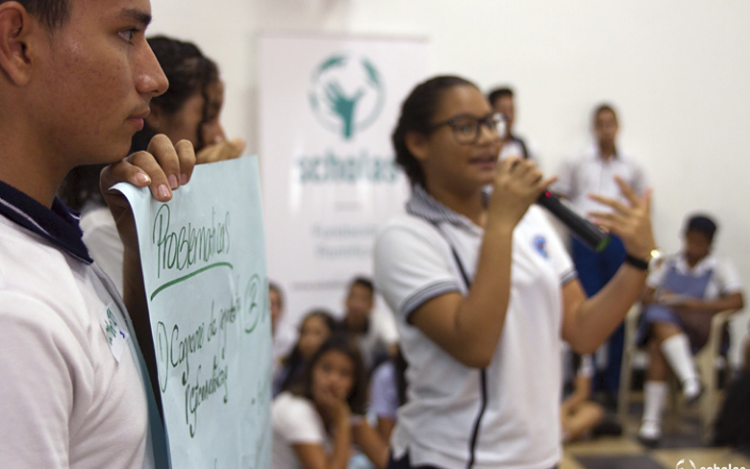 Desde el pasado jueves 19 de abril hasta el 27 de este mes, 350 jóvenes de la ciudad de Barranquilla de entre 15 y 17 años de 35 escuelas públicas y privadas participan de la cuarta edición del programa Scholas Ciudadanía con el que Scholas Occurrentes le da la bienvenida a su fundación en Colombia.