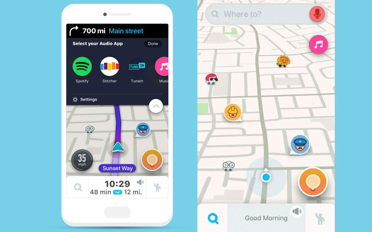 Llegó Waze Audio Player, la integración de Scribd y TuneIn a la plataforma