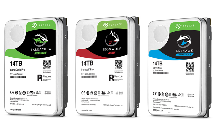 Seagate presentó su más avanzada línea de unidades especializadas de 14 TB