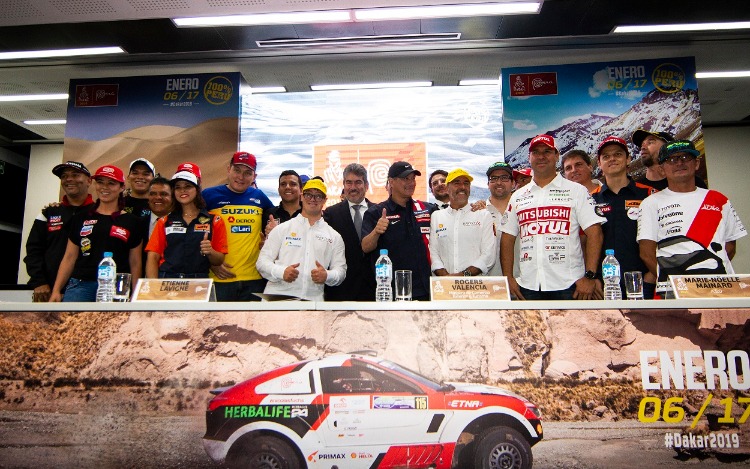 El Dakar 2019 será una edición 100 por ciento peruana, que contará con la presencia de 33 pilotos y copilotos. Del total de países inscritos en la prueba,
