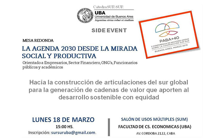 La Agenda 2030 desde la Mirada Social y Productiva