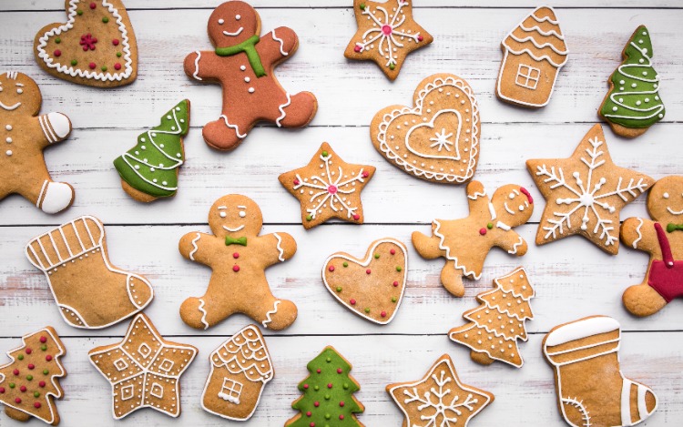 Estas galletas son el toque perfecto para celebrar la magia de la temporada festiva.