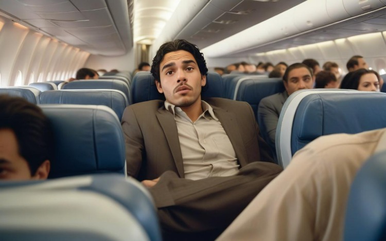 El joven que se negó a ceder su asiento en el avión y terminó recibiendo una inesperada recompensa