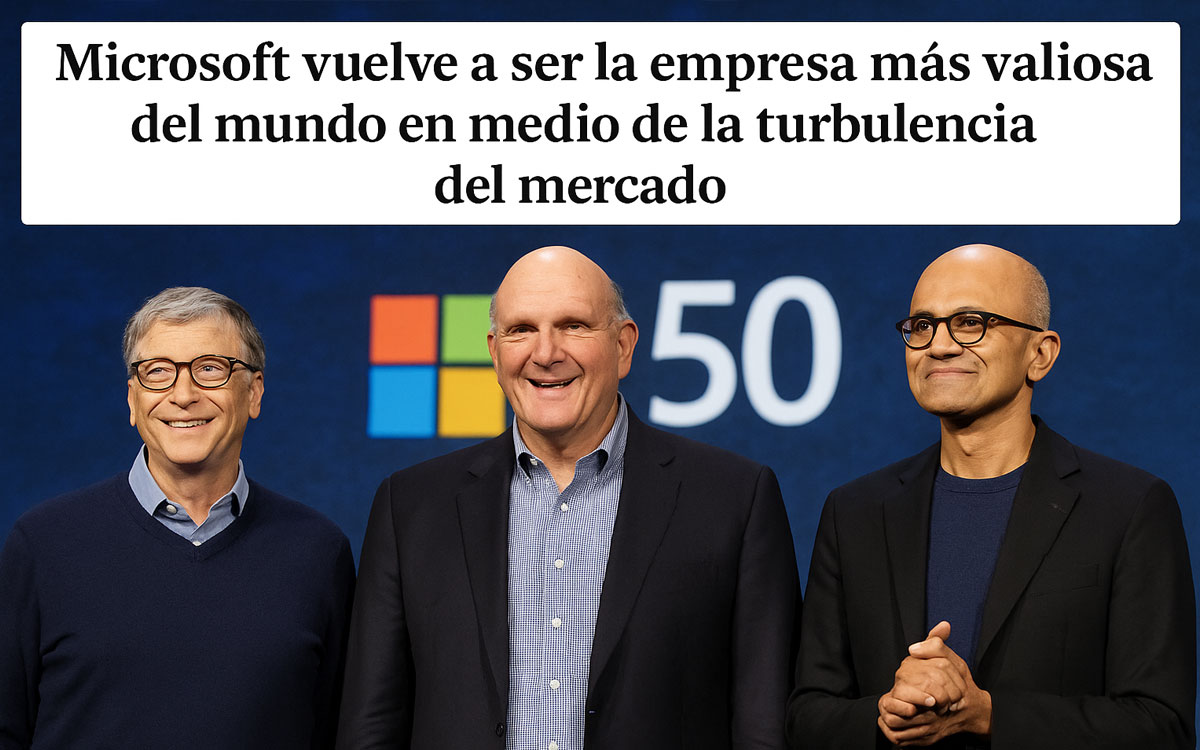 Esta es la razón por la que Microsoft vuelve a estar en la cima del mundo