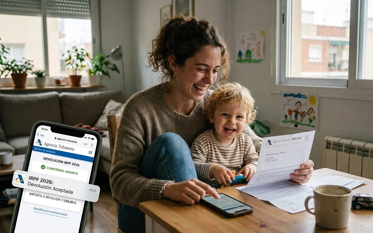 
			La renta 2026 llega con una deducción poco conocida: hasta 460 euros por hijo para madres trabajadoras que cumplan ciertas condiciones fiscales. &nbsp;
