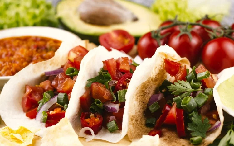 Receta rápida y fácil de tacos de verdura