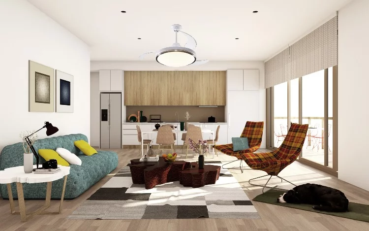 
			El nuevo ventilador de diseño de Peabody, tiene aspas retráctiles y luz led.