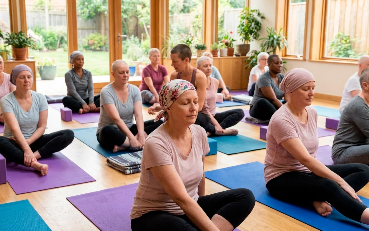El estudio sobre yoga suave mostró mejoras en ansiedad, fatiga e insomnio en sobrevivientes de cáncer tras solo cuatro semanas.